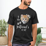 Camiseta Engraçado Eu Adoro Minha Foto De Pet Gato De Gato<br><div class="desc">Quem você realmente ama? Seu namorada ou seu gato! Dê o presente perfeito para o seu namorado, este dia de os namorados com esta camisa engraçada de amante de gatos! Um deve ter para cada amante de gatos, mãe de gatos e pai de gatos! Uma reviravolta divertida no meu Namorada,...</div>