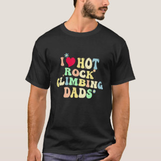Camiseta Engraçado Eu Adoro Pais De Escalada Quente Coração