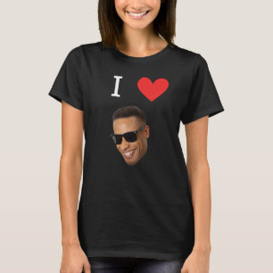 Camiseta Engraçado Eu Amo Foto do Marido Personalizada Espo