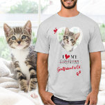 Camiseta Engraçado Eu Amo Minha Foto De Coração Personaliza<br><div class="desc">Quem você realmente ama? Seu namorada ou seu gato! Dê o presente perfeito para o seu namorado, este dia de os namorados com esta camisa engraçada de amante de gatos! Um deve ter para cada amante de gatos, mãe de gatos e pai de gatos! Uma reviravolta divertida no meu Namorada,...</div>