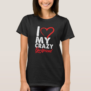 Camiseta Engraçado Eu Amo O Meu Golpe De Relação Namorada