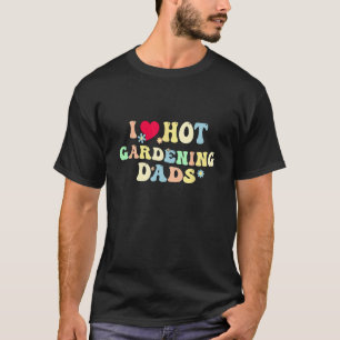 Camiseta Engraçado Eu Amo Pais Jardineiros Quentes Coração 