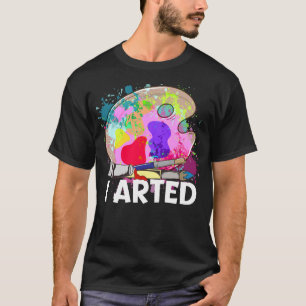 Camiseta Engraçado Eu Arranjei Piada Artista Pintura Artíst