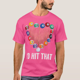 Camiseta Engraçado Eu Atingir O Jogador Billiard Da Piscina