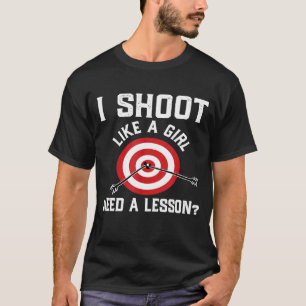 Camiseta Engraçado Eu Atirar Como Um Arqueiro De Meninas