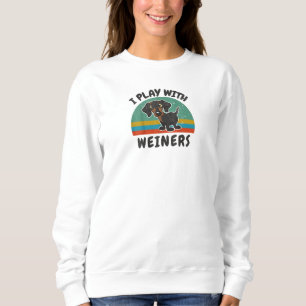 Camiseta Engraçado Eu Brinco Com Cachorro Salsicha Homens M