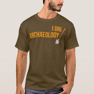 Camiseta Engraçado Eu Canto Design de Arqueologia