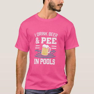 Camiseta Engraçado Eu Choro Na Festa De Nadação De Piscinas