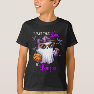 Camiseta Engraçado Eu Coloquei O Boo Em Boujee Ghost Pumpki