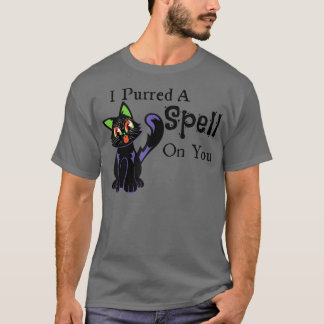 Camiseta Engraçado Eu Coloquei Um Feitiço Em Você Retrô Bla