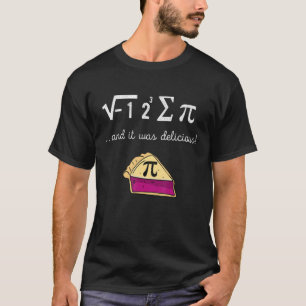 Camiseta Engraçado Eu Comi Sum Pie Math Equação Pi Dia Cami