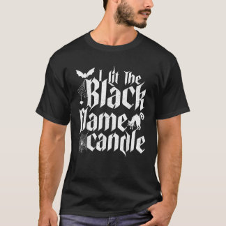 Camiseta Engraçado Eu Deixei A Vela Negra Do Halloween T Sh