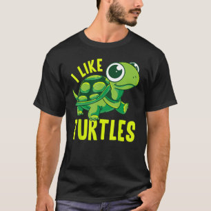 Camiseta Engraçado Eu Gosto De Tartaruga Tortoises Jok