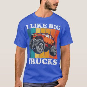 Camiseta Engraçado Eu Gosto De Truques De Monstro Grande
