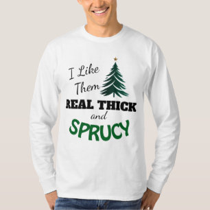 Camiseta Engraçado Eu Gosto Deles Árvore De Natal Grossa E 
