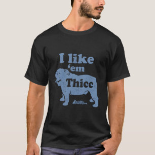 Camiseta Engraçado Eu Gosto Deles Tão Inglês Cachorro De Lo