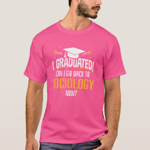Camiseta Engraçado, eu me formei, agora posso voltar para S