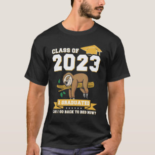 Camiseta Engraçado Eu Me Formei Posso Voltar Para A Cama Ag
