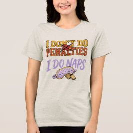 Camiseta Engraçado Eu Não Cumpro Penais Eu Durmo