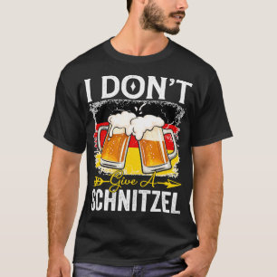 Camiseta Engraçado Eu Não Dar A Um Schnitzel Alemanha Bande