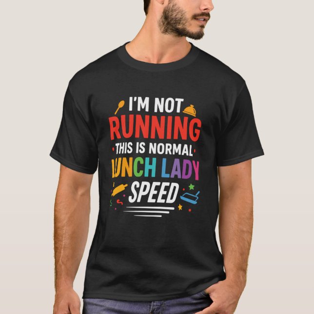 Camiseta Engraçado Eu Não Estou Correndo Isso É Normal Senh (Frente)
