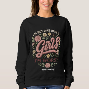 Camiseta Engraçado eu não sou como outras garotas Eu sou pi