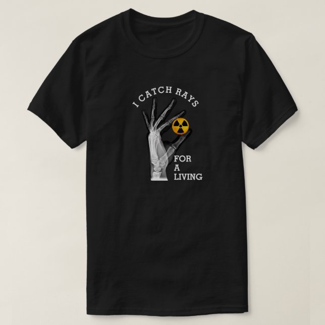 Camiseta Engraçado Eu Pegar Raios Para Viver (Frente do Design)