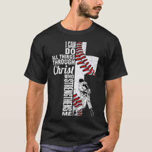Camiseta Engraçado Eu Posso Fazer Todas as Coisas Apanhador