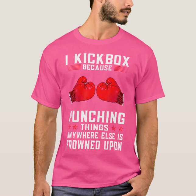 Camiseta Engraçado eu praticar in-box (Frente)