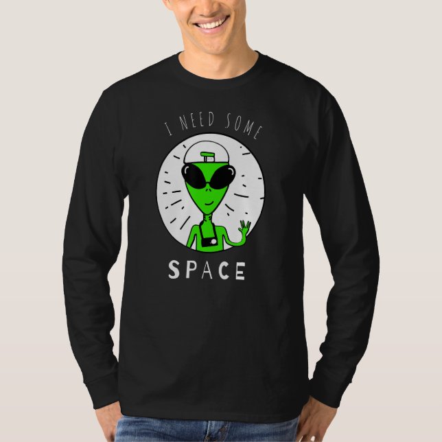 Camiseta Engraçado Eu Preciso De Algum Espaço Saúde Mental  (Frente)