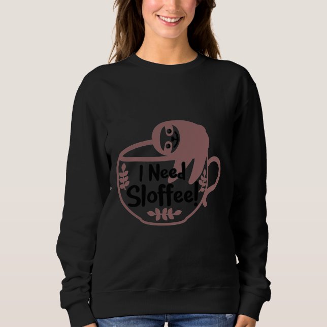 Camiseta Engraçado, Eu Preciso De Café (Frente)