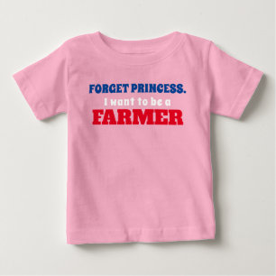 Camiseta Engraçado "Eu quero ser um fazendeiro"