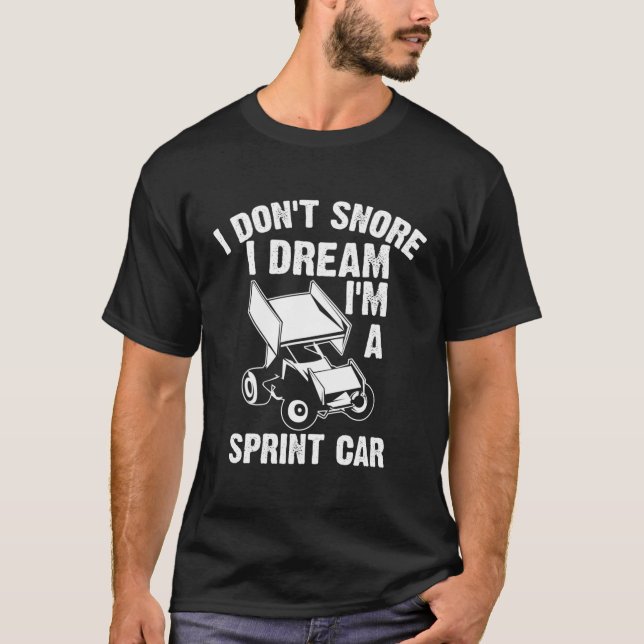 Camiseta Engraçado, Eu Rendo O Presente De Corrida De Carro (Frente)