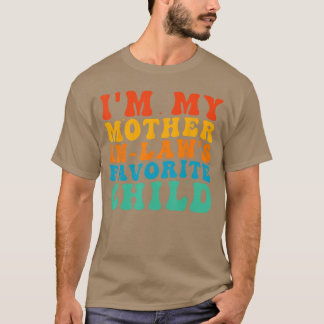 Camiseta Engraçado Eu Sou O Filho Favorito Da Minha Sogra