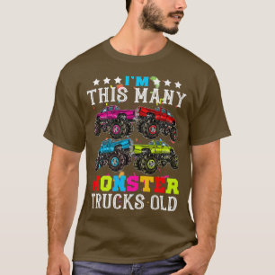 Camiseta Engraçado Eu Sou Tão Tão Monstro Caminhão Velho Qu