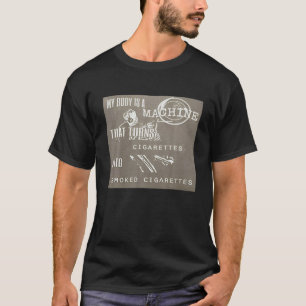 Camiseta Engraçado Eu Te Amo Até Meus Pulmões Darem Uma Ai