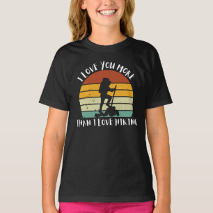 Camiseta Engraçado Eu Te Amo Mais Do Que Adoro Caminhar