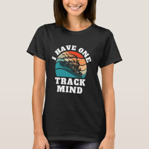 Camiseta Engraçado Eu Tenho Um Trem De Mente De Um Caminho