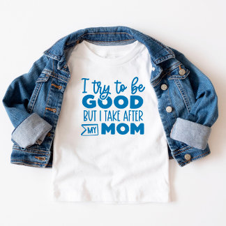 Camiseta Engraçado, eu tento ser bom.