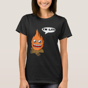 Camiseta Engraçado Eu Tirei O Acampamento Do Fogo De Campfi