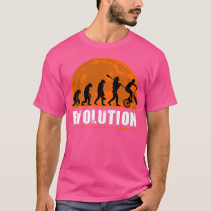 Camiseta Engraçado Evolução Da Bmx Humana Engraçado Evoluçã