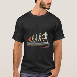 Camiseta Engraçado Evolução Do Esporte Do Homem Retro Vinta