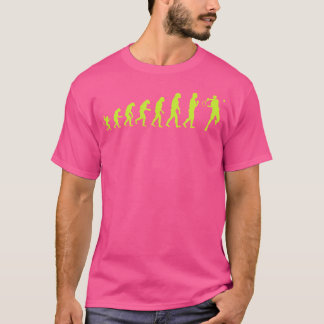 Camiseta Engraçado Evolução Do Tênis Para Jogadores Tênis
