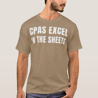 Camiseta Engraçado Excel na Contabilidade de Folhas