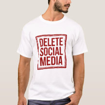 Engraçado Excluir Mídia Social Anti Internet Minim