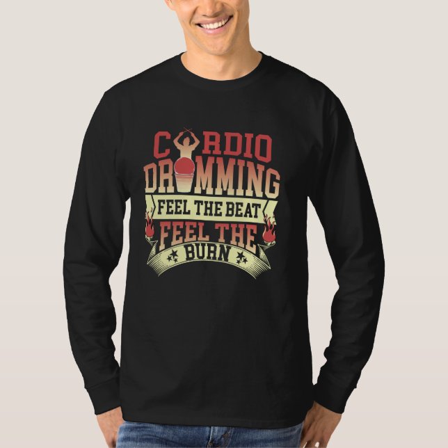 Camiseta Engraçado Exercício de exercícios de exercícios de (Frente)