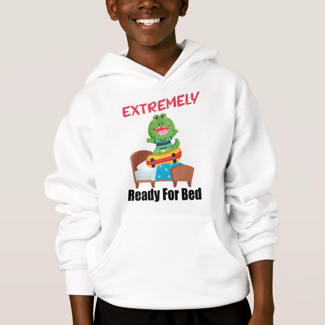 Camiseta engraçado extremamente pronto para dormir  (Frente)