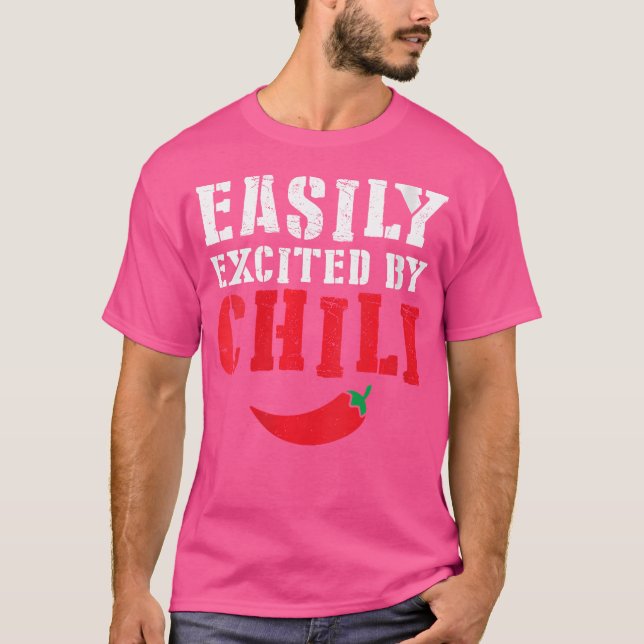 Camiseta Engraçado Fácil De Animar Com A Comida Vermelha Qu (Frente)
