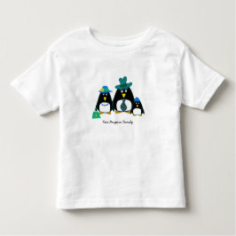 Camiseta Engraçado Família Penguin Natal Presente Bebê T-Sh