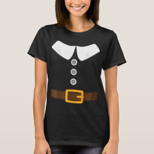 Camiseta Engraçado fantasia de peregrino de ação de graças